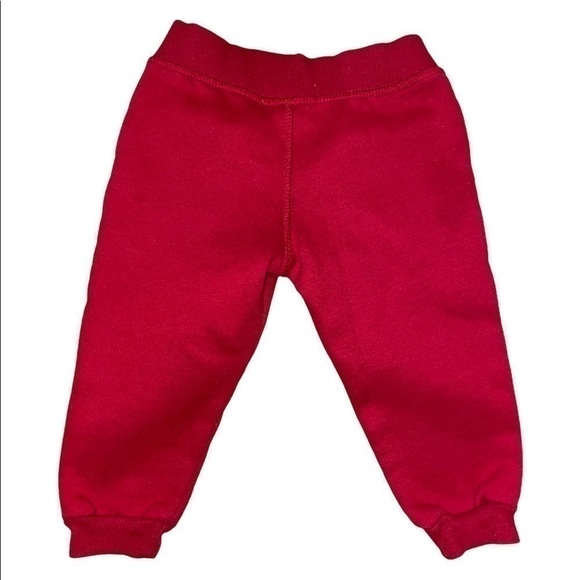 True Religion Red Joggers with Logo Gender Neutral 18 Months - Picture 5 of 6